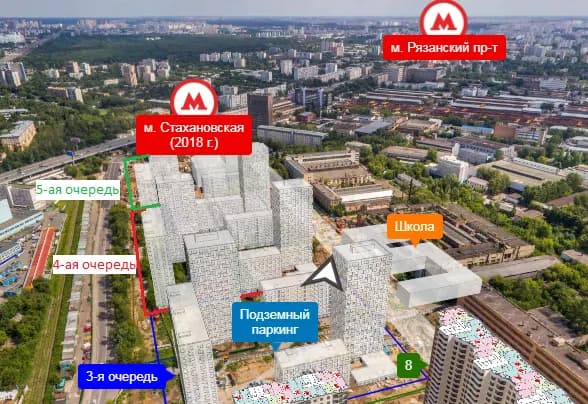 Жилой дом, Москва, пр-кт Рязанский, фото 4