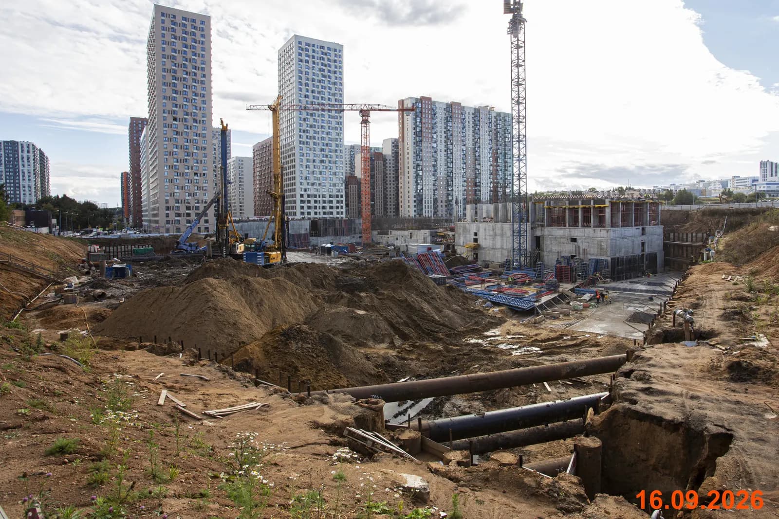 Мит: ход строительства, сентябрь 2026