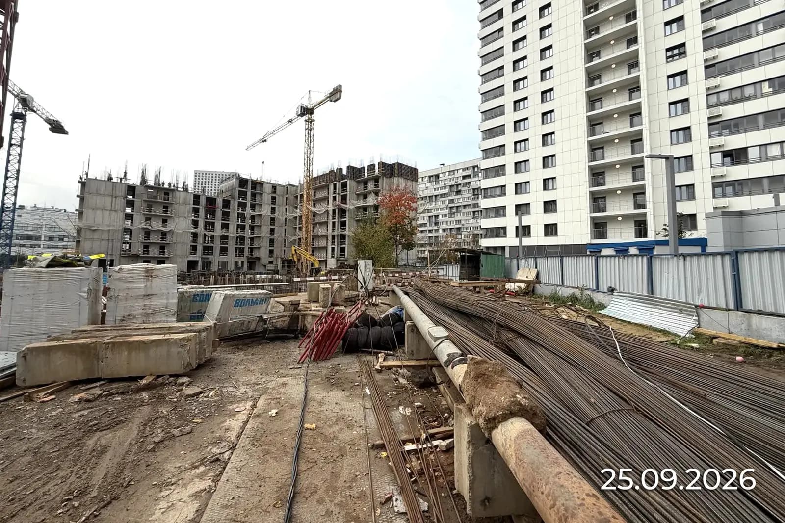 Жилой дом, Город Москва: ход строительства, октябрь 2026