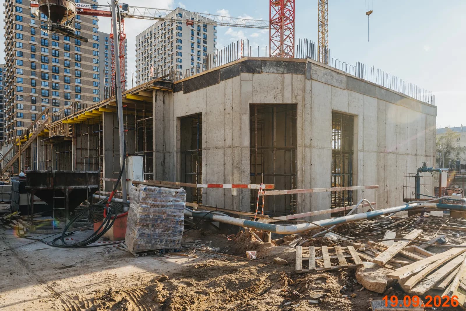 Руставели 14: ход строительства, сентябрь 2026