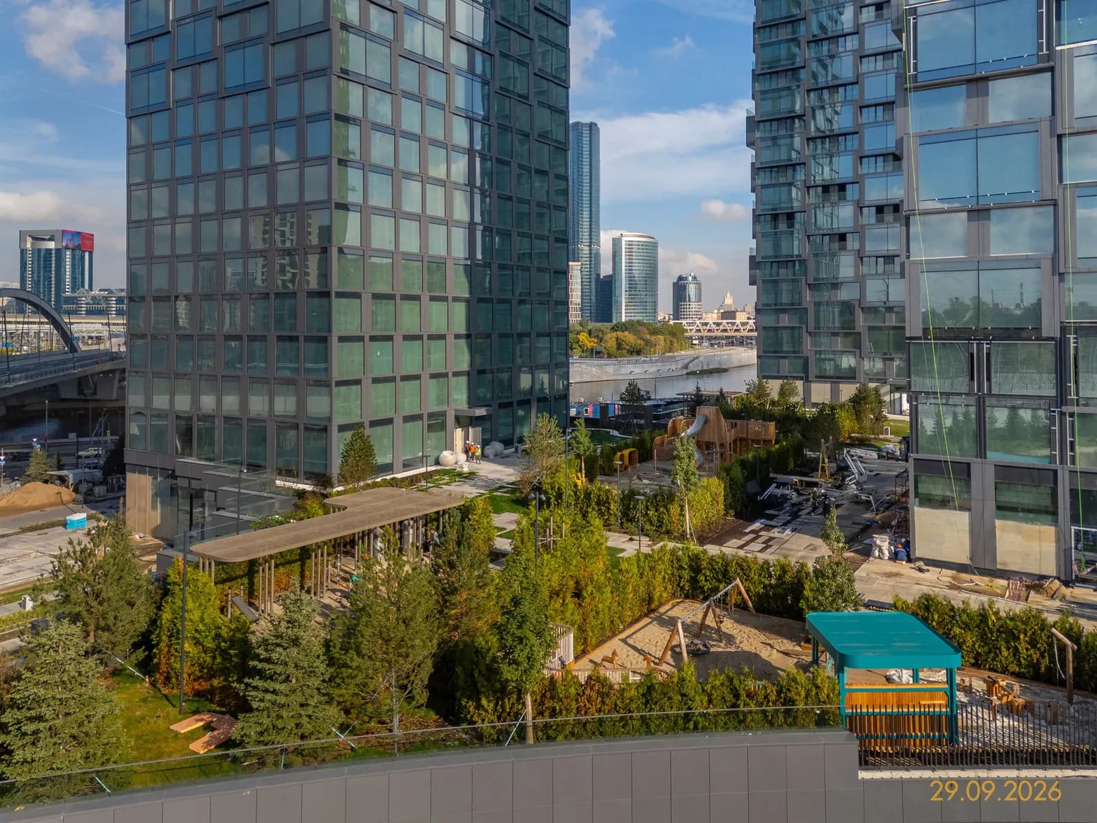 Ривер Парк Кутузовский: ход строительства, сентябрь 2026