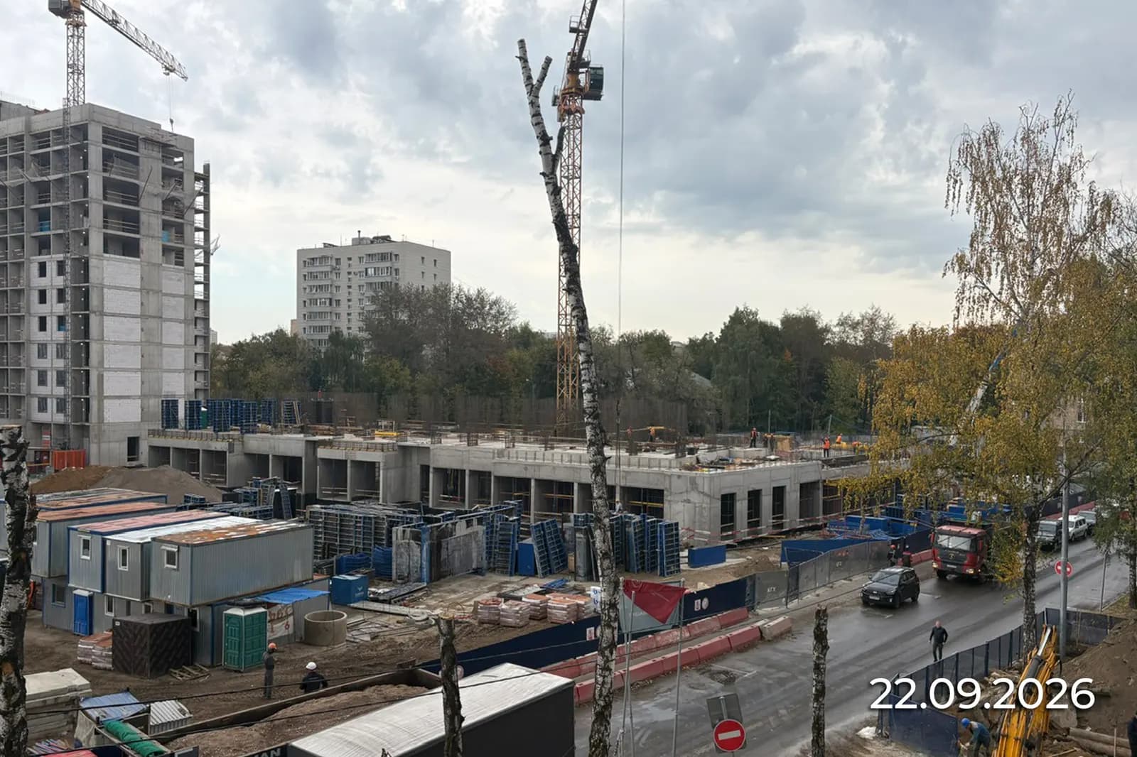 Жилой дом, Улица 3-я Прядильная: ход строительства, октябрь 2026