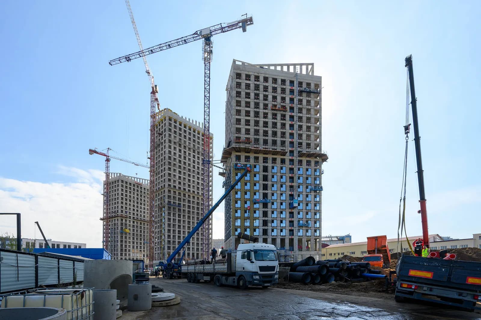 Левел Войковская: ход строительства, сентябрь 2026