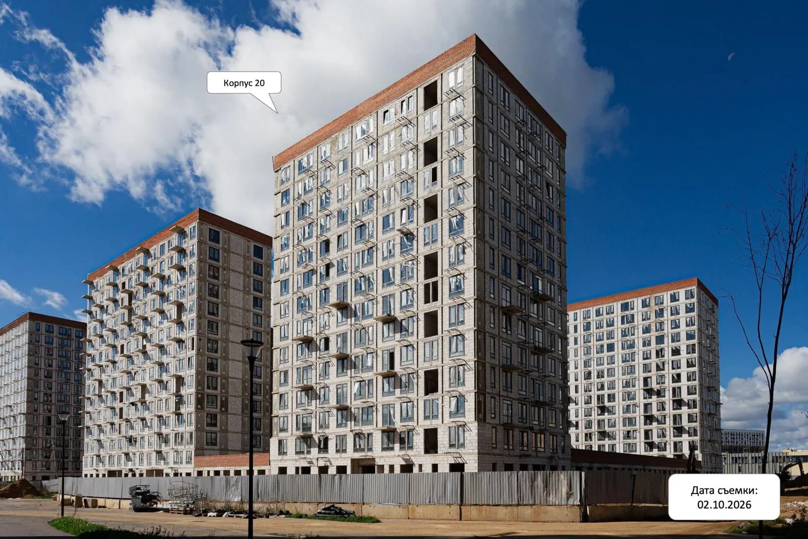 Остафьево: ход строительства, октябрь 2026
