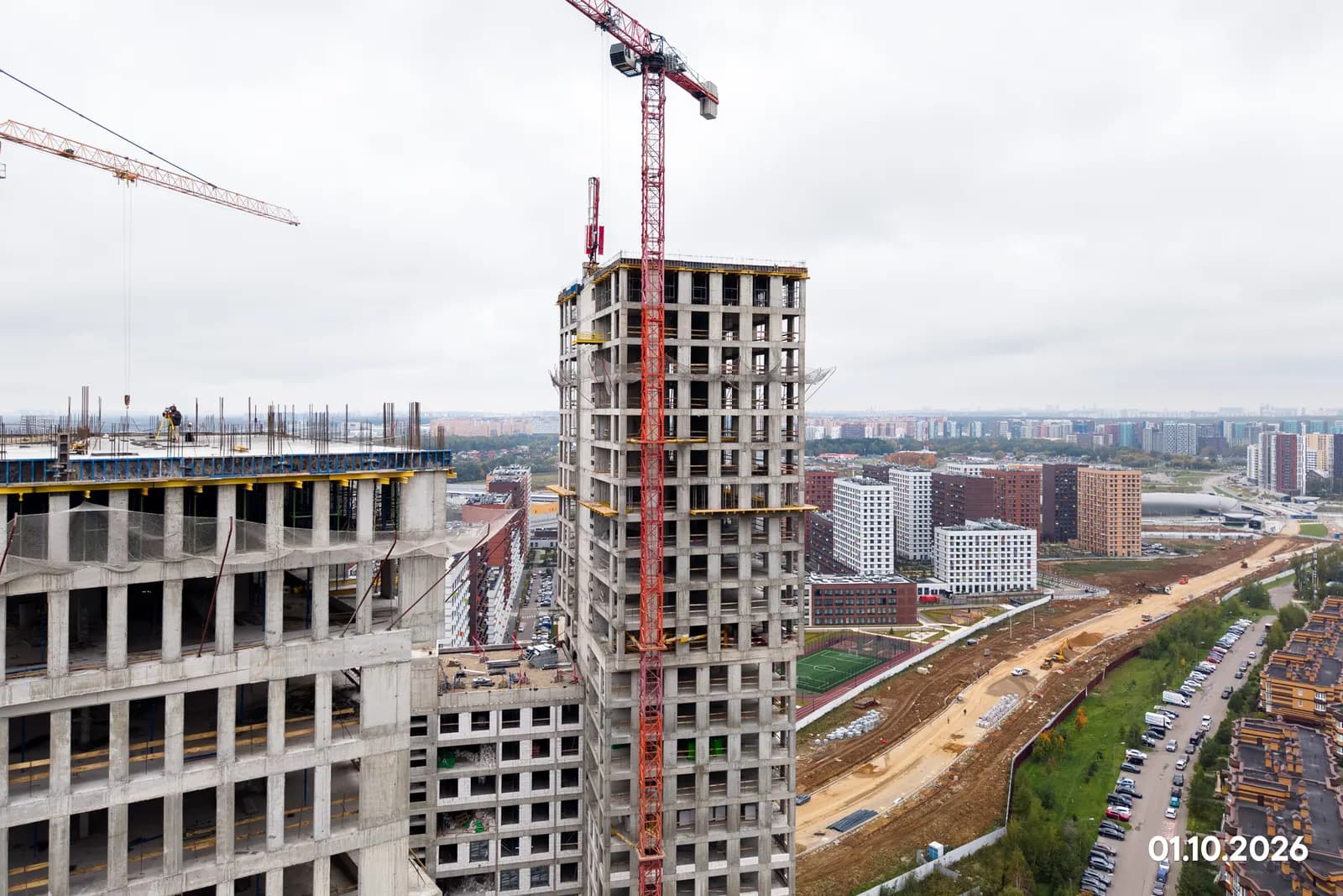 Новые Смыслы: ход строительства, октябрь 2026