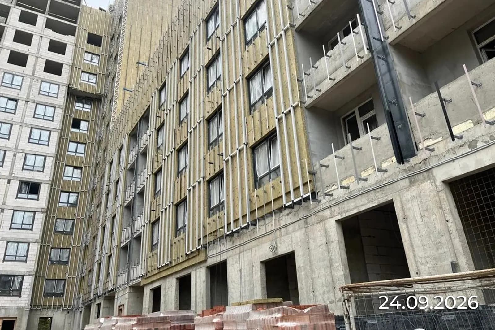 Жилой дом, Москва, Академический район: ход строительства, октябрь 2026