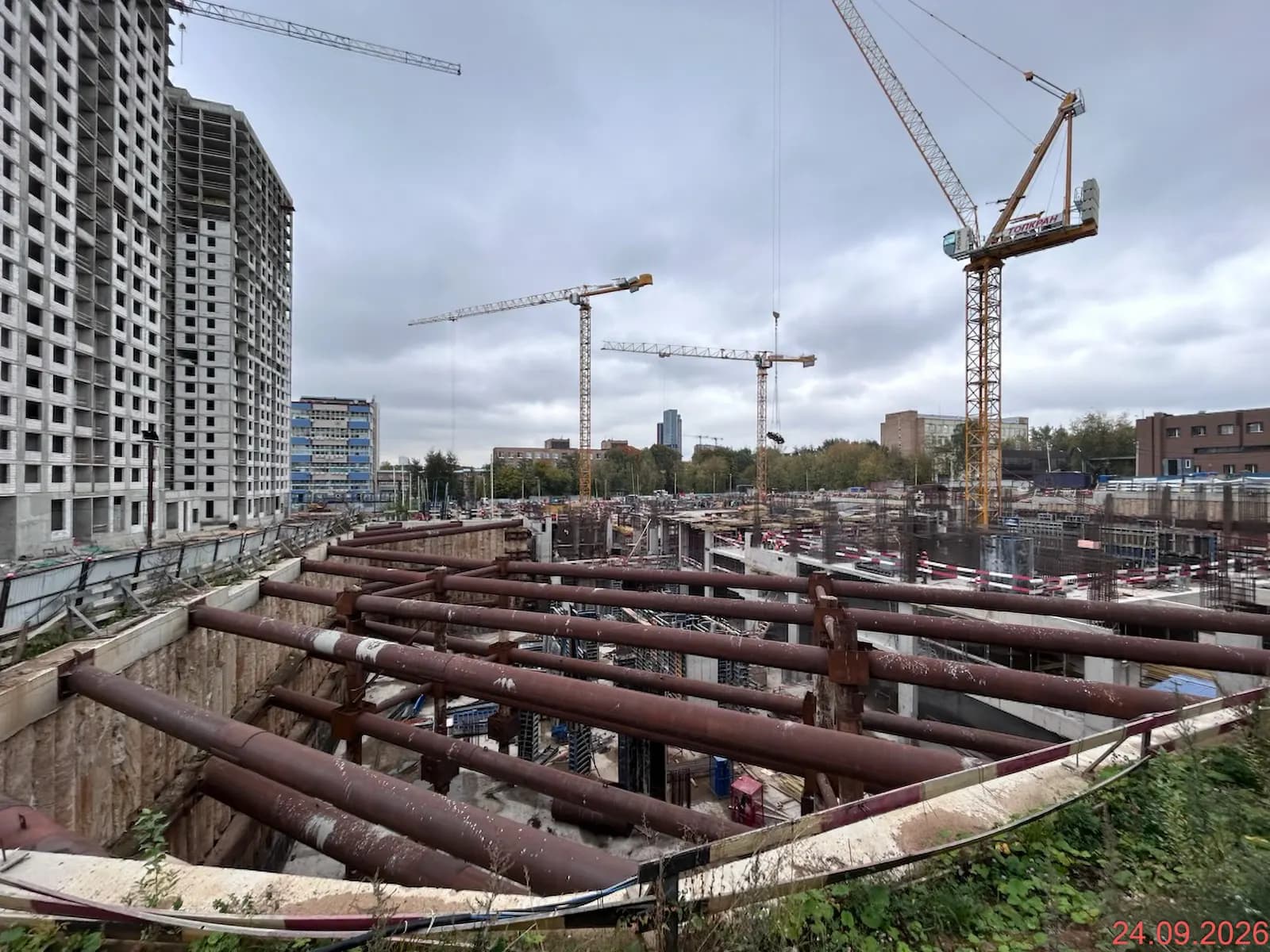 Новые Академики: ход строительства, сентябрь 2026
