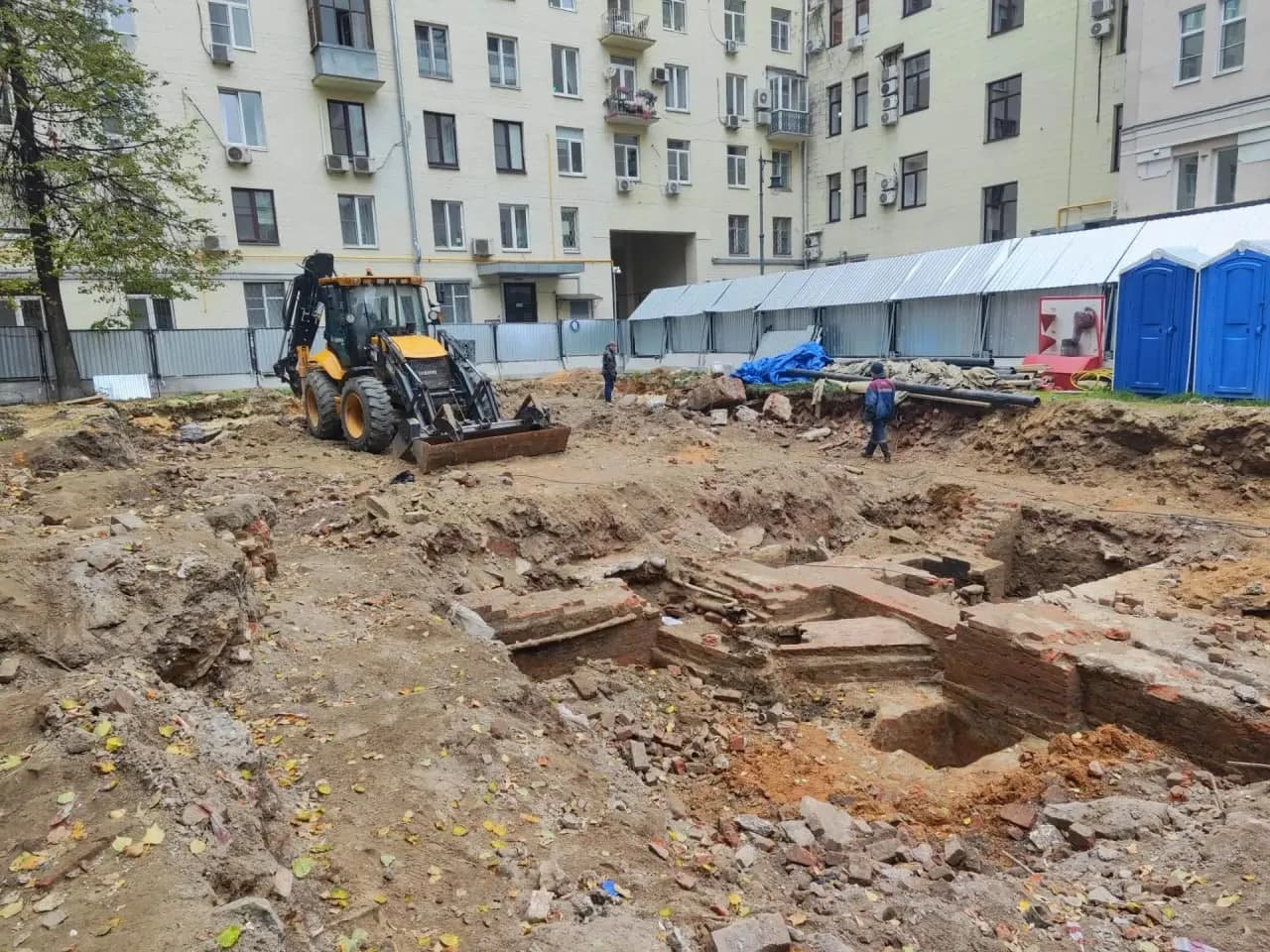Жилой дом, Москва, переулок Козихинский: ход строительства, октябрь 2026
