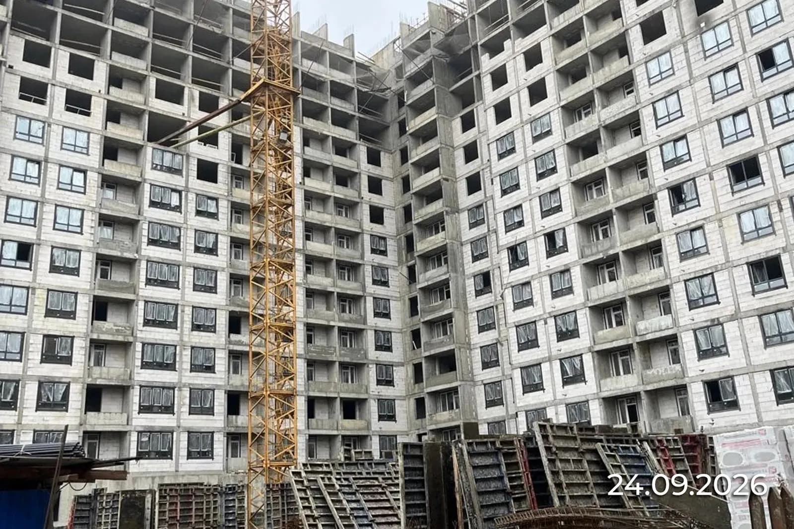 Жилой дом, Москва, Академический район: ход строительства, октябрь 2026