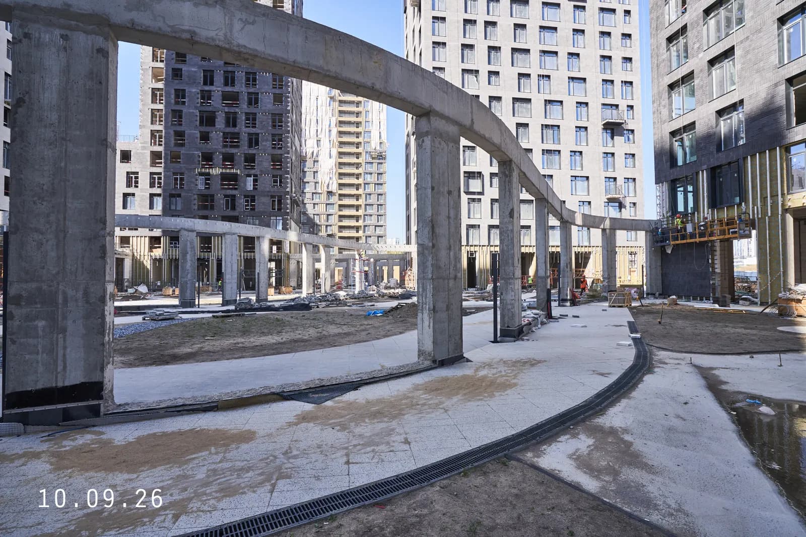 Шагал: ход строительства, сентябрь 2026