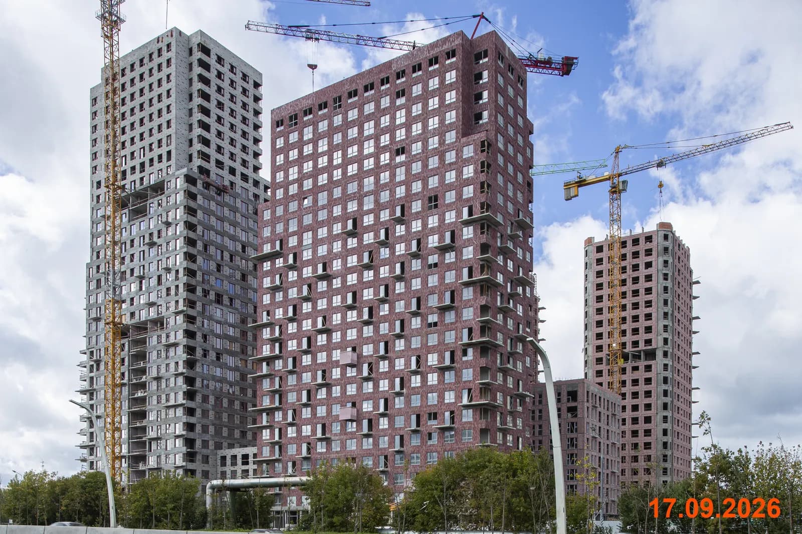 Кавказский бульвар 51: ход строительства, сентябрь 2026