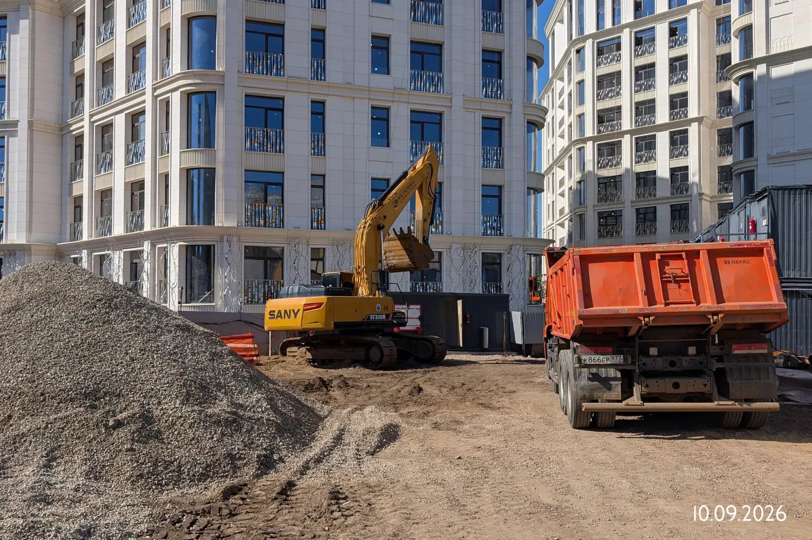 Жилой дом, Москва, Район Хамовники: ход строительства, сентябрь 2026