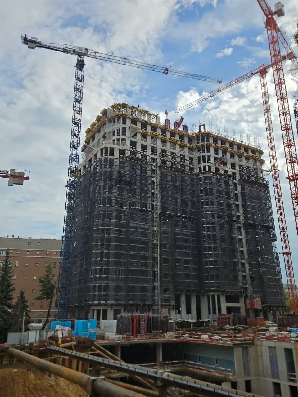 Большая Татарская 35: ход строительства, октябрь 2026