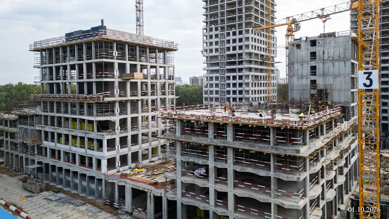 Мнёвники от Гранель: ход строительства, октябрь 2026