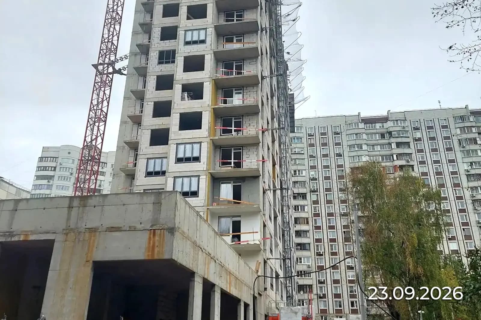 Жилой дом, Ул. Большая Черёмушкинская: ход строительства, октябрь 2026