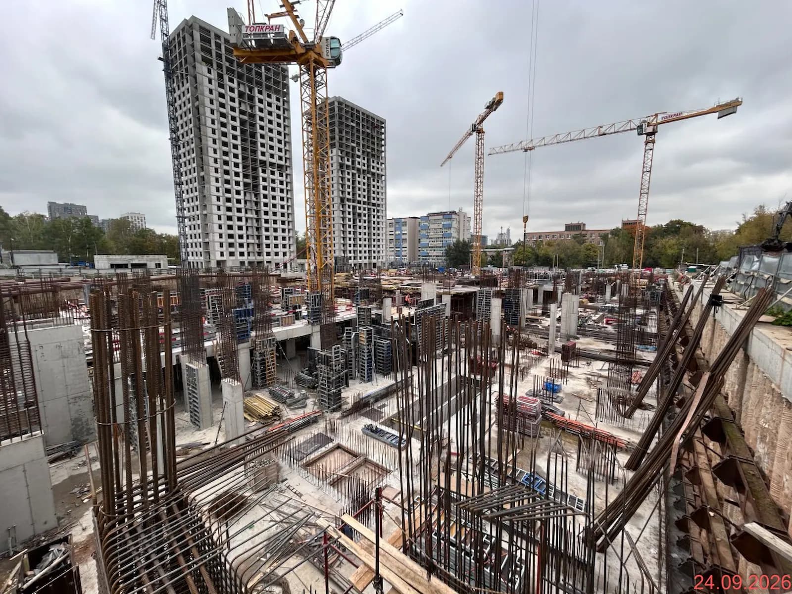 Новые Академики: ход строительства, сентябрь 2026