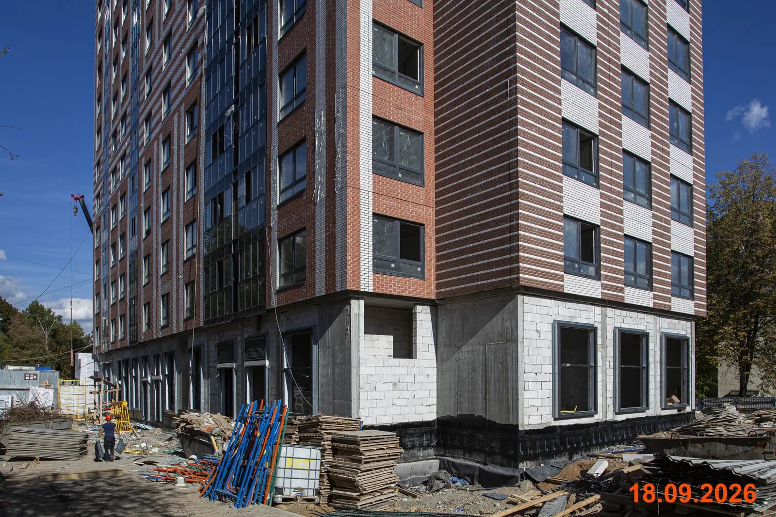 Жилой: ход строительства, сентябрь 2026